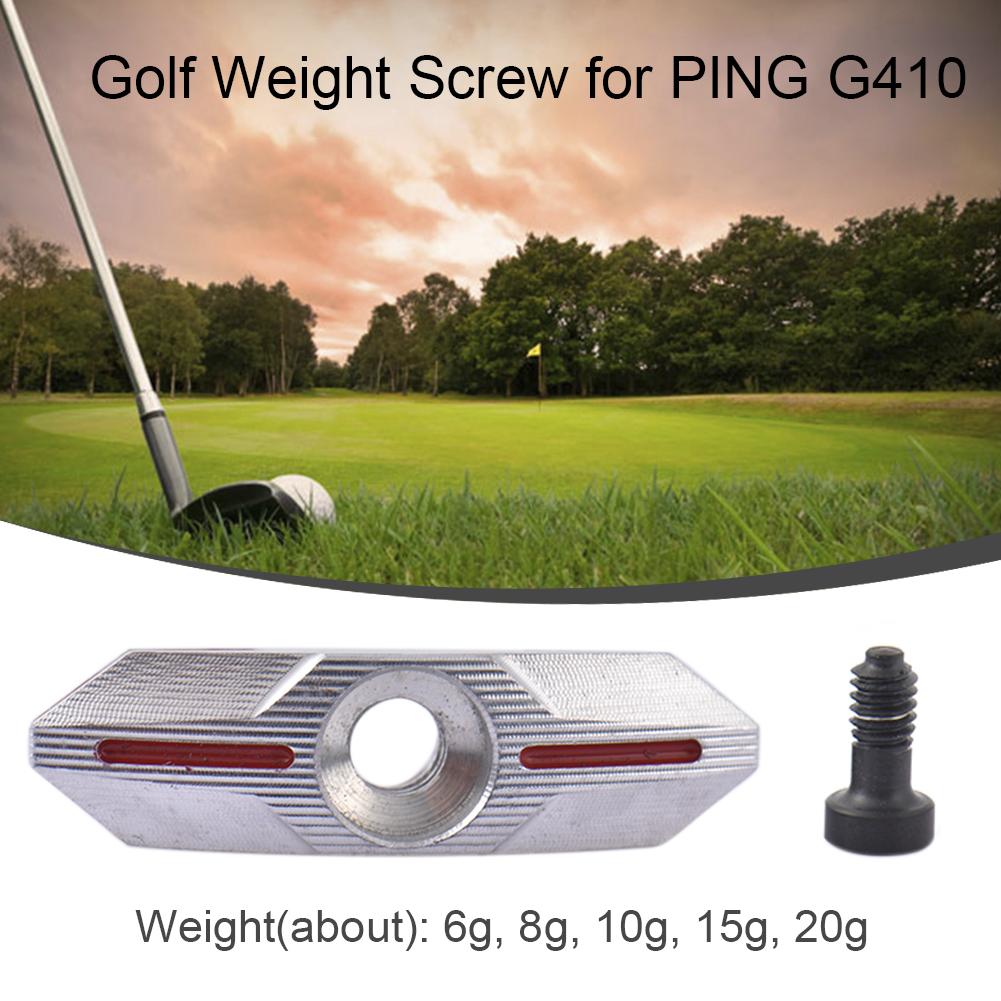 Golf Gewicht Schraube Aluminium Legierung, edelstahl Gegengewicht Schraube 6G 8G 10G 15G 20G Für PING G410 Golf Club Fahrer zubehör