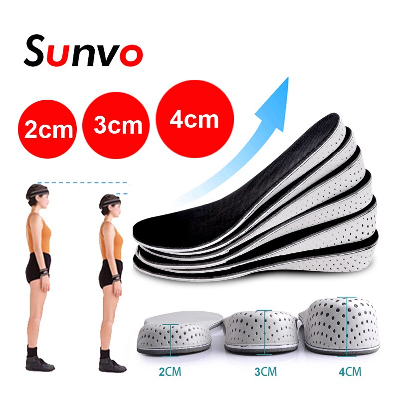 Sunvo Höer ErhöHenne Unsichtbare Einlegesohle für Männer Frauen Erhalten Größer ErhöHenne Erhöhte Einlegesohlen für Schuhe Einsätze Fuß Pads Kissen