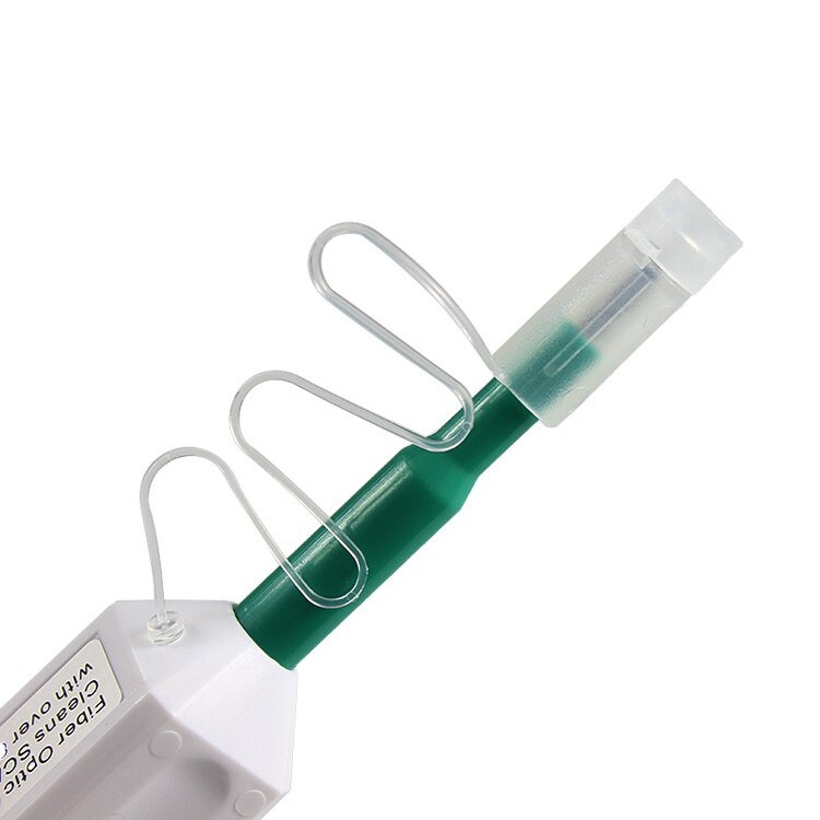 5Pcs One-Click Fiber Optic Connector Cleaner Pen 800 Keer Voor Sc St Fc 2.5Mm En Lc 1.25Mm Adapters Universele Cleaner Tool