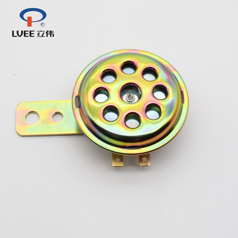 LVEE DL70 serie 6V 12v 48V 60V bocina de motocicleta bocina eléctrica Universal impermeable 12V 105db Moto bicicleta Motor Scooter sonido fuerte: Blanco