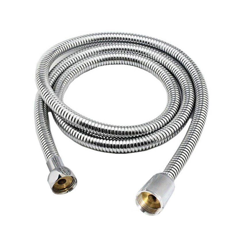 Flexible Shower Head Hose Gasket Stainless Steel Bathroom Bathtub Shower Head Encryption Leakproof Anti-rust Hose Fixed Pipe