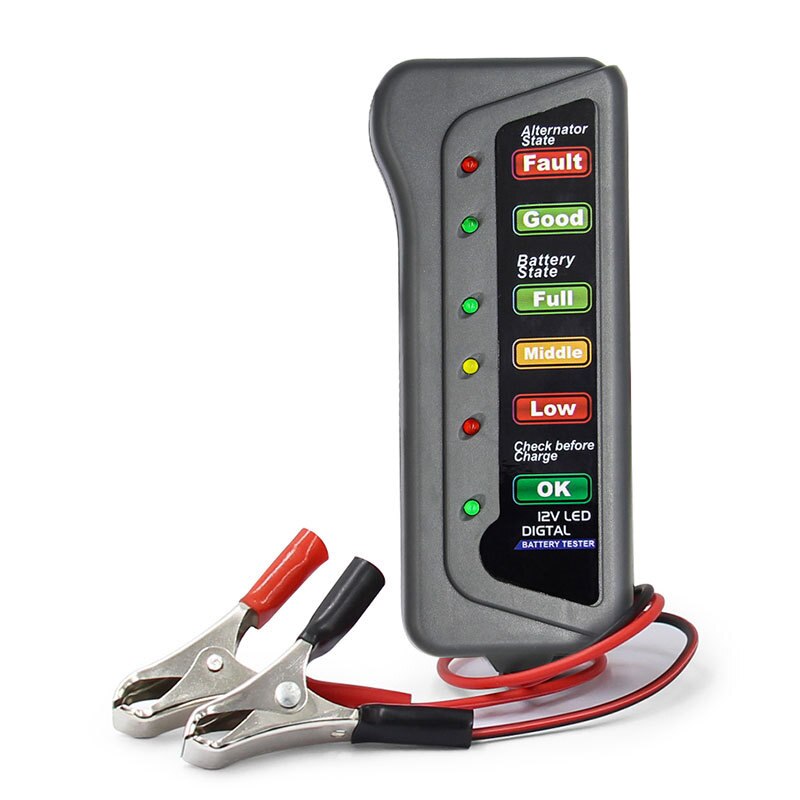 Mini 12V Car Battery Tester for Hyundai Solaris 2 Elantra i30 i35 i40 Tucson Kona