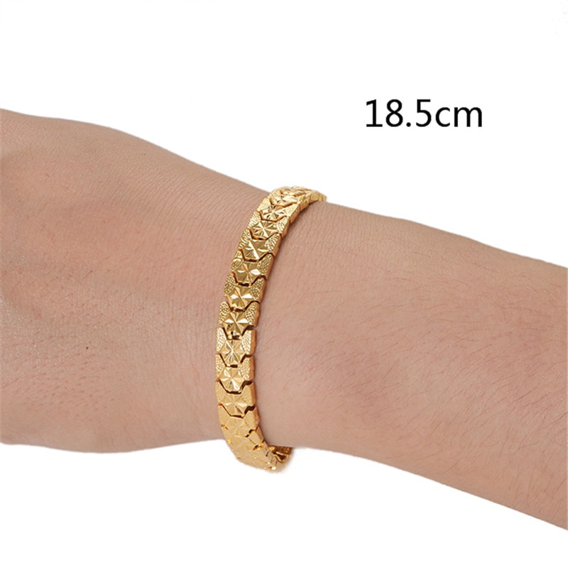 Plated 24K Gold Multi Vorm Punk Armband Curb Cubaanse Ketting Goud Kleur Armbanden Armband Voor Mannen Vrouwen Sieraden: Style 21