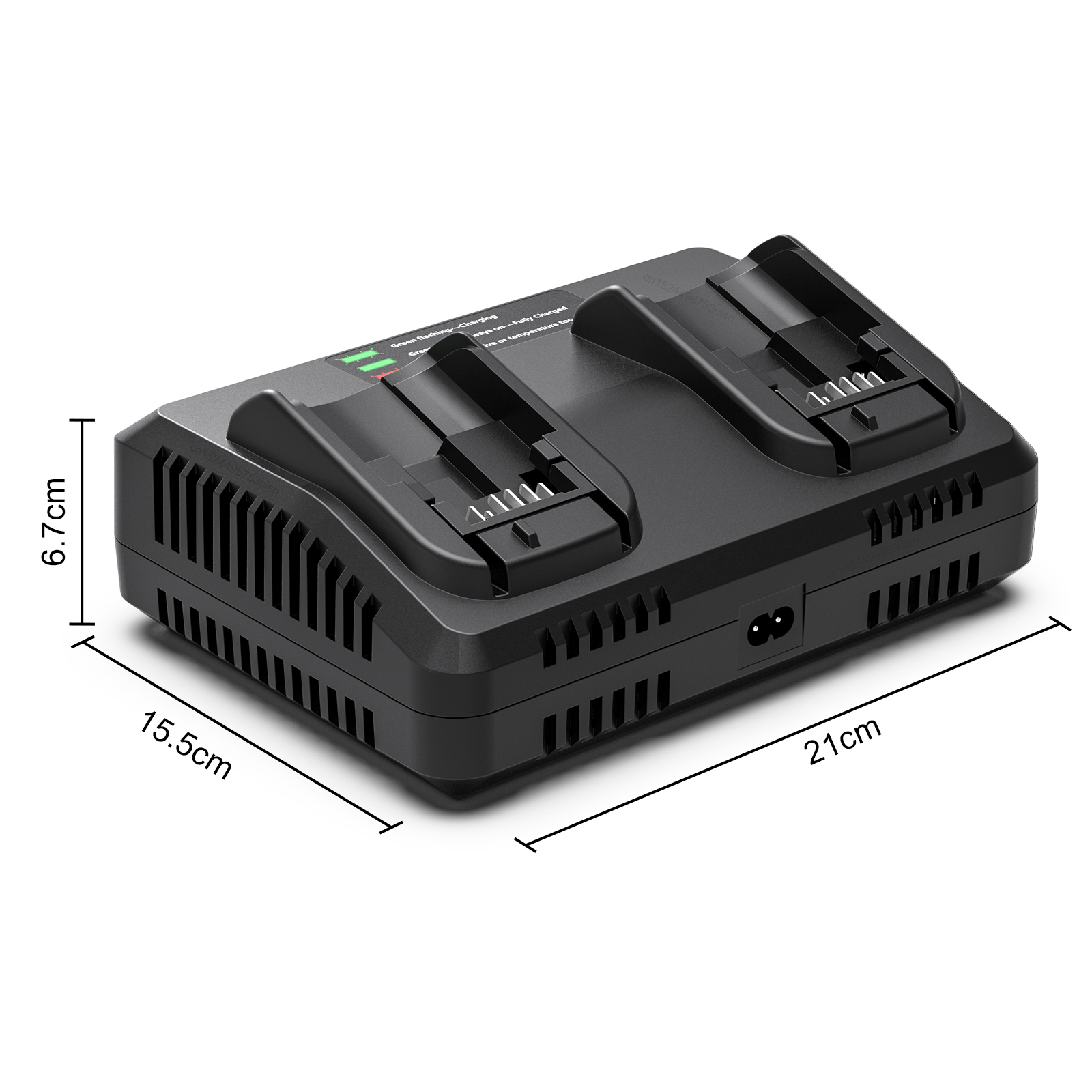 BATTOOL DCB102 4A 2 Slot Battery Charger For Dewalt DCB200 DCB101 DCB184 DCB105 US/EU/UK/AU Plug MAX Li ion Battery Fast Charger