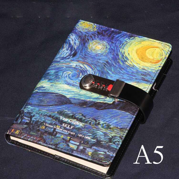 Cuaderno de diario con bloqueo de contraseña, páginas, 130 páginas, para estudiantes que mantienen secretamente la agenda, 260: Gris claro