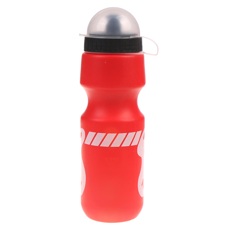 750Ml Mountainbike Fiets Water Drink Fles Buitensporten Plastic Draagbare Ketel Water Fles Drinkware: Rood