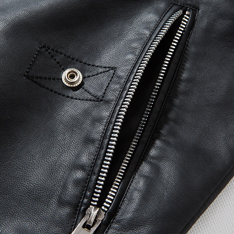 Leren jas heren gebreide pu-jassen met capuchon slim fit trend leren herenjas jaqueta de couro masculina