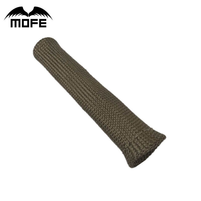 MOFE-Manguito Protector de calor Universal para bujía de titanio, manguito de enchufe de basalto para combustible A/C, cableado de línea de aceite