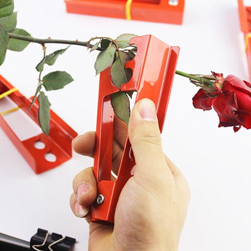 DIY Cut Tool Bloemist Metalen Tuin Bloem Roos Doorn Stengel Blad Stripper Rose Tang Verwijderen Bramen Tuin Gereedschap