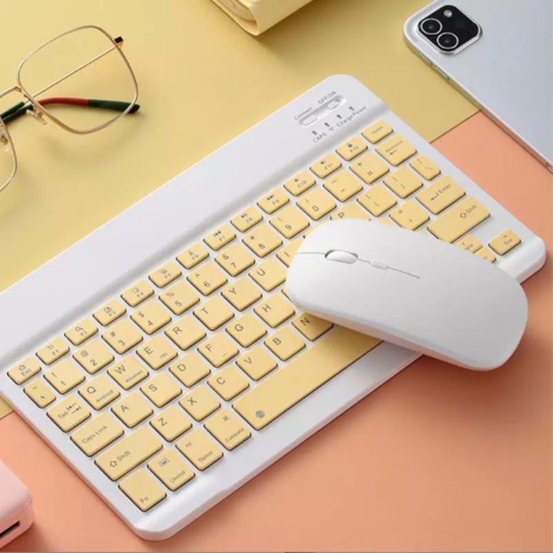 10 Inch Tablet Draadloos Toetsenbord Voor Samsung Xiaomi Huawei Teclado Bluetooth-Compatibel Toetsenbord Muis Voor Ios Android Windows