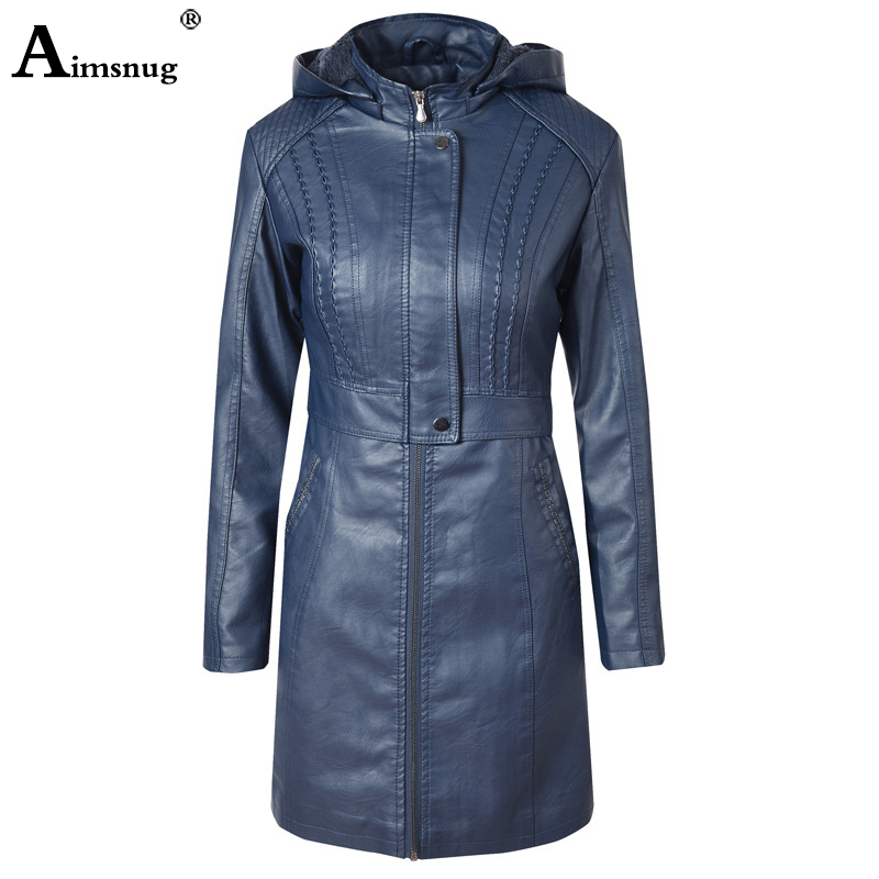 New Faux Leather Jacket - Women Slim PU Moto Biker Jacket Coat - Autumn Winter Lady Basic Outerwear (TB8B)(TP4)