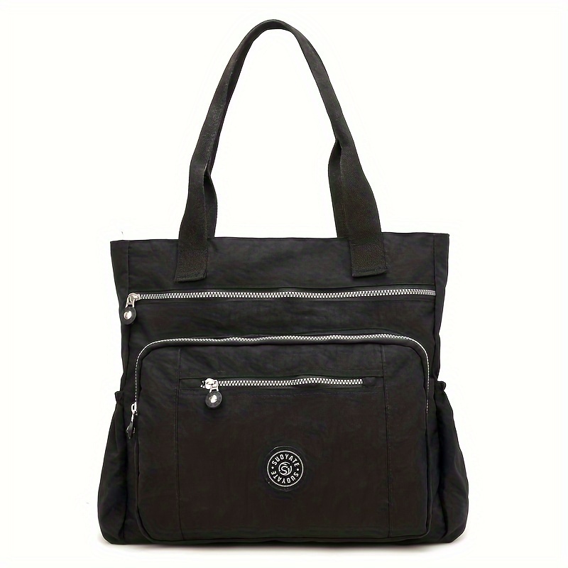 Nylonhandtaschen mit großem FassungsvermöGen, Umhängetaschen mit mehreren Taschen, lässige Damenhandtaschen und Geldbörsen, geeignet für Pendlerreisen: Beige