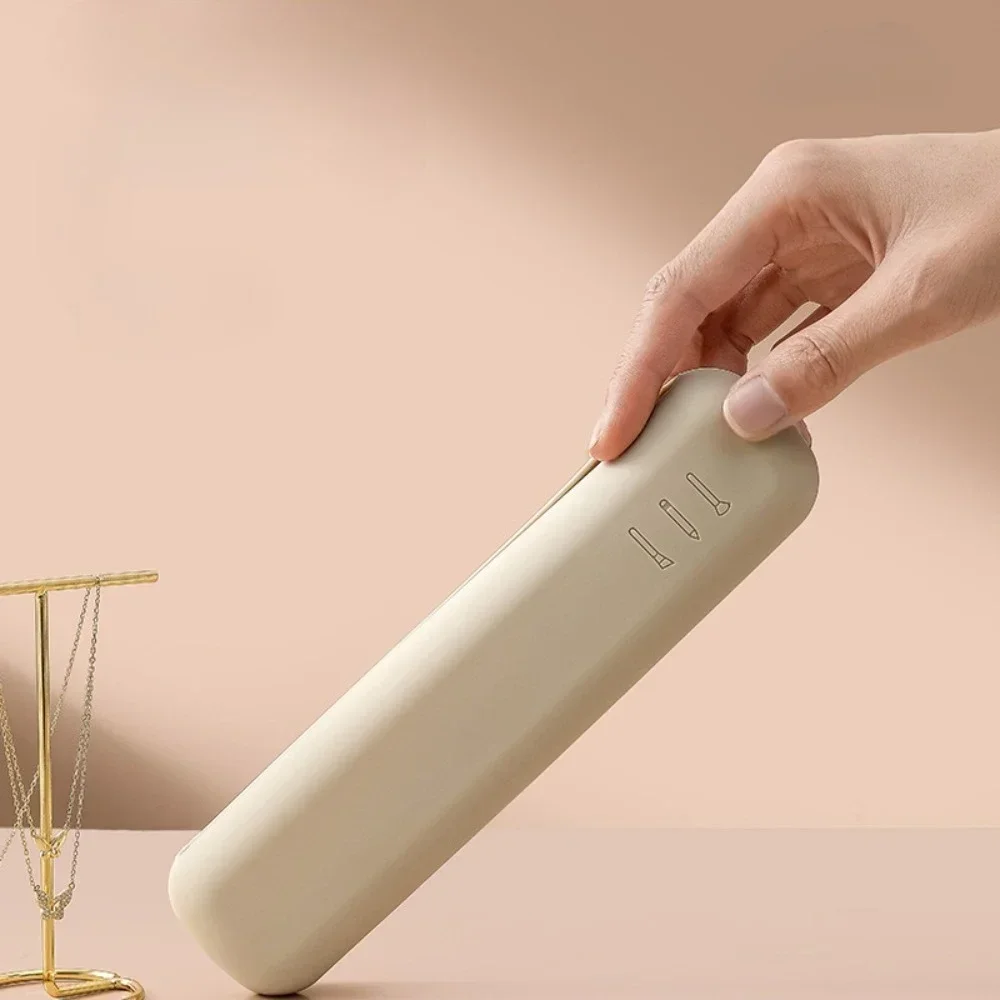 Bolsa de almacenamiento de brochas cosméticas de silicona, soporte para brochas de maquillaje de viaje, estuche de esponja de maquillaje, herramientas de maquillaje de belleza impermeables portátiles