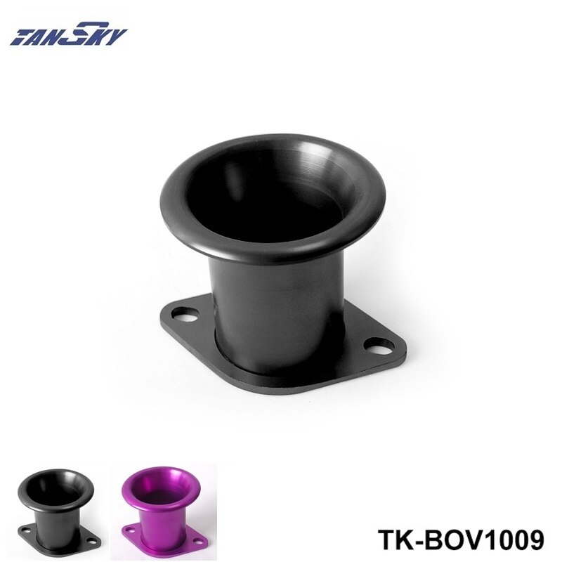 Lila svart aluminium turbo fläns turbo inlopp-bov botton tk-bov 1009: Svart