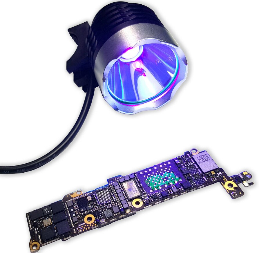 Mobile PCB Repair UV Solder Mask Curing Cure LED Light Lamp USB Power 5V 10W UV CURING SYSTEM WORKS ON DAMAGED PCB