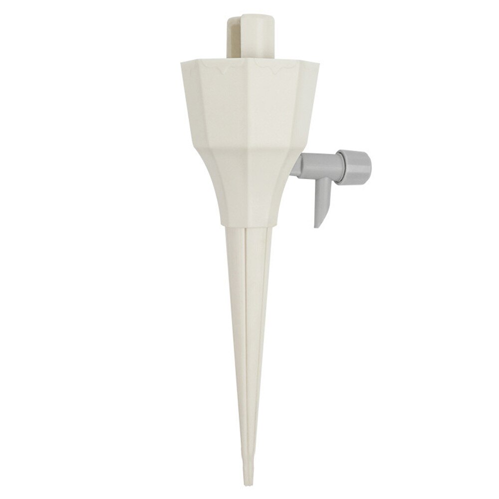 Automatic pot plant watering drip irrigation system Adjustable Plant Waterer DIY taper watering water Flowerpot 1pcs: beige