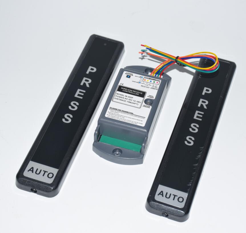 LPSECURITY Automatic gate door wireless home electronic touch switch door open switch: 2 button kit