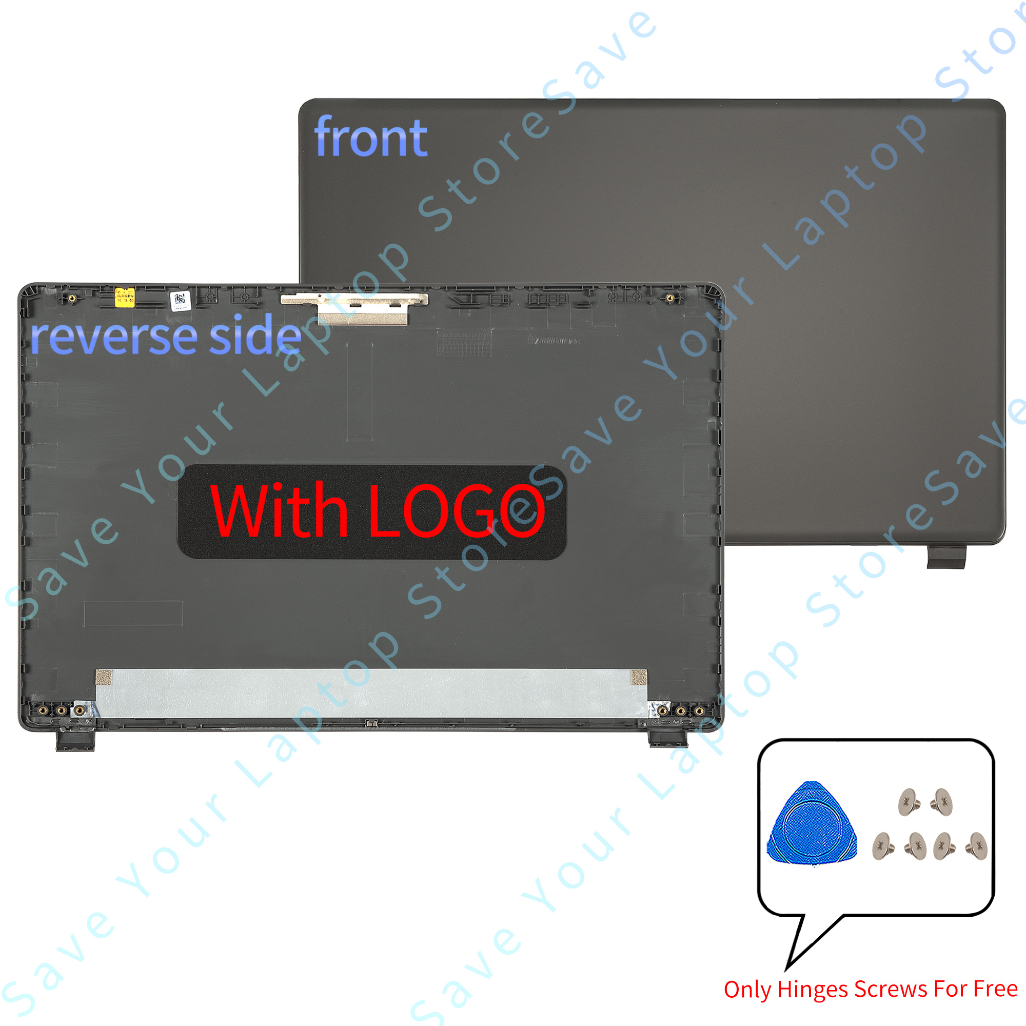 For Aspire 3 A315-54 A315-42/54K/56 N19C1 EX215-51/52 Top Case LCD Back Cover Bezel Hinges Laptop Cases Replace: Beige