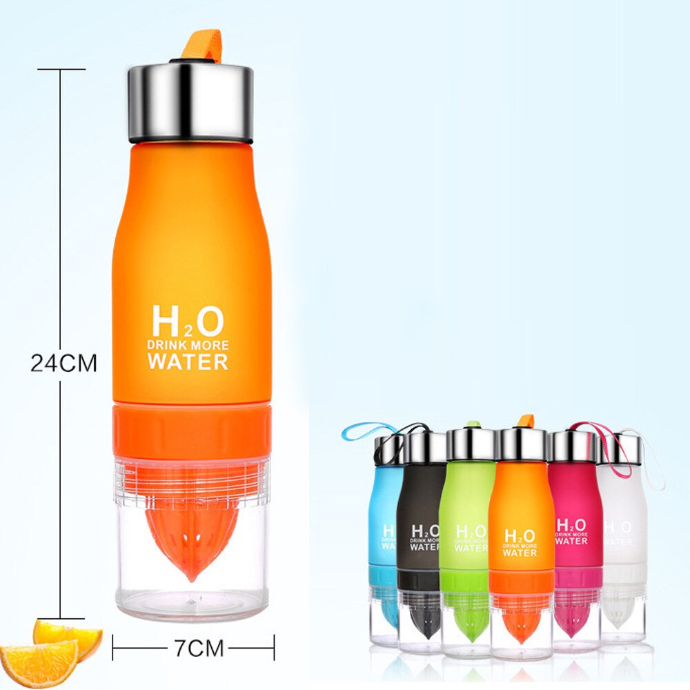 Fles Voor Water 700Ml Waterkoker Mijn Citroen Cup Fles H2o Drink Meer Water Drinken Fiets Fles Fles Voor Een fiets # Py