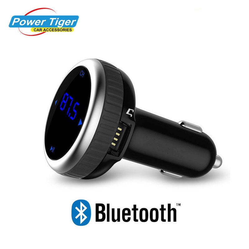 Auto Handsfree Fm-zender MP3 Speler Bluetooth Dual Usb-poort met Draadloze Afstandsbediening Micro SD TF Muziek Auto kit