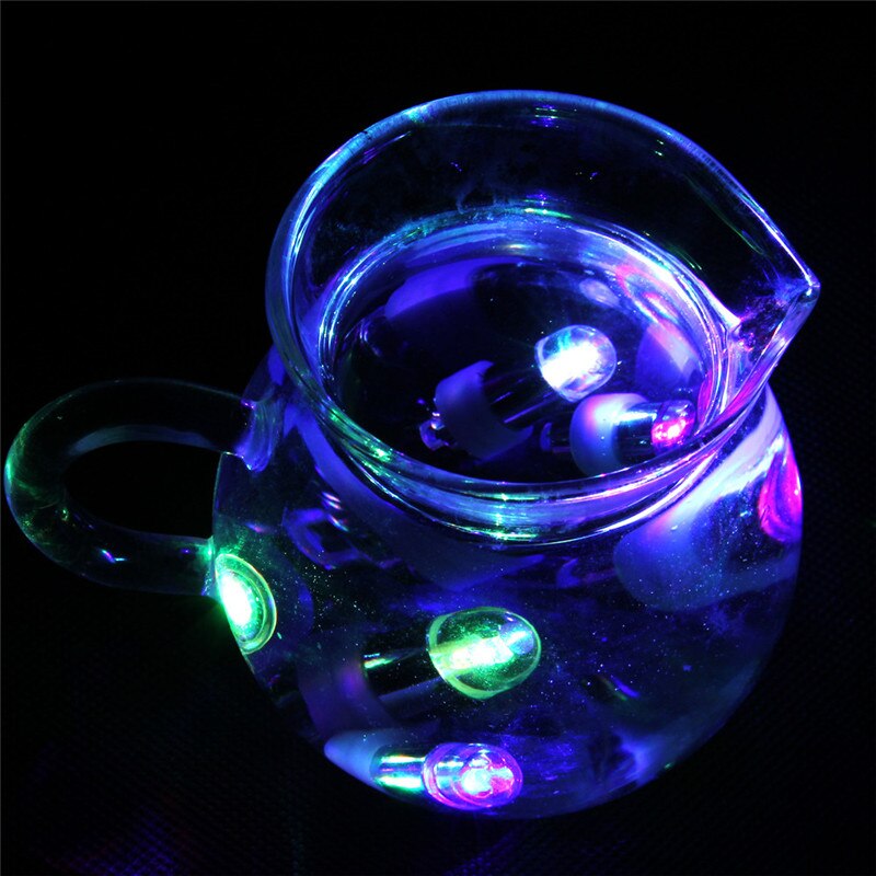 10Pieces/ lot Mini LED RGB Light Multicolor Color Changing Floralyte Waterproof Wedding Party Balloon Light