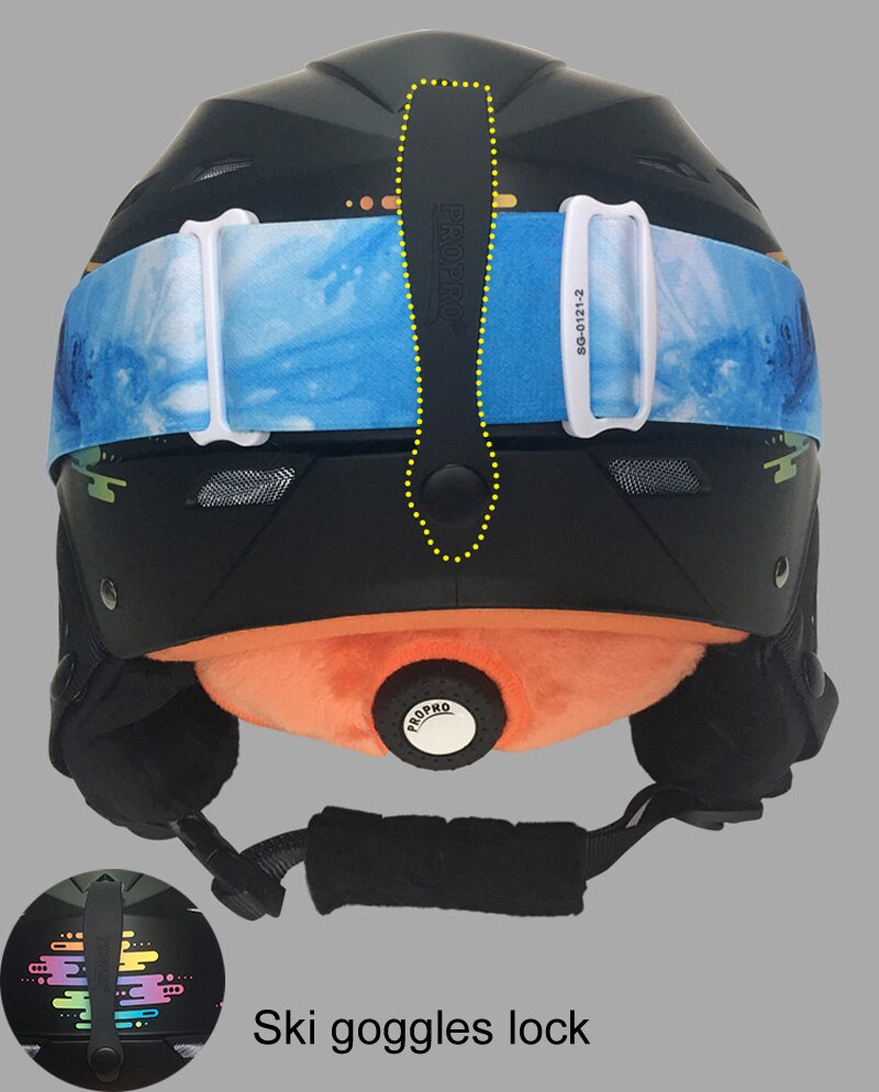 Neue Erwachsene Männer Frauen Integral- Geformten Ski Helm draussen-Sport Warme Einstellbare Sicherheits Schnee Skifahren Helm Snowboard Helm