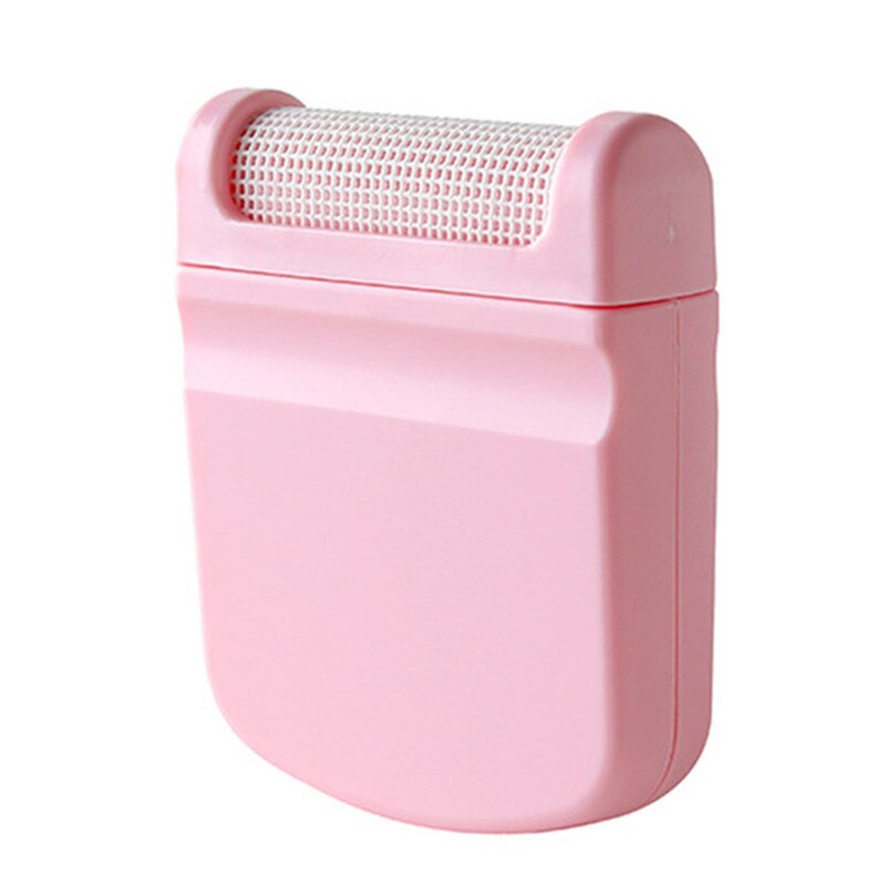 Mini Portable Fur Remover Lint Remover Brush Tool Fuzz Fabric Shaver Sweater Woolen Coat Clothes Fluff Fabric Shaver: Pink A