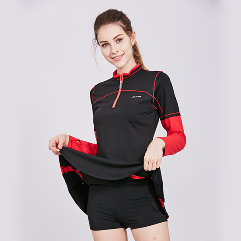 Herfst Lente Pak Tops Shirt Lady Golf Wear Tennis Baseball Slanke Lange Mouw Jasje Korte Rok Kleding Kleding Voor Vrouwen