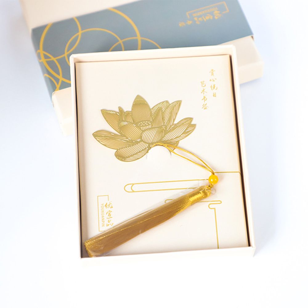 Metal Leaf Bookmark Hollowed Out Brass Leaf Vein Cultural Student Supplies Office School Stationery Accessories