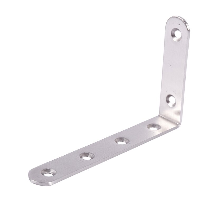 125x75mm L Shape Stainless Steel Shelf Corner Brace Angle Bracket