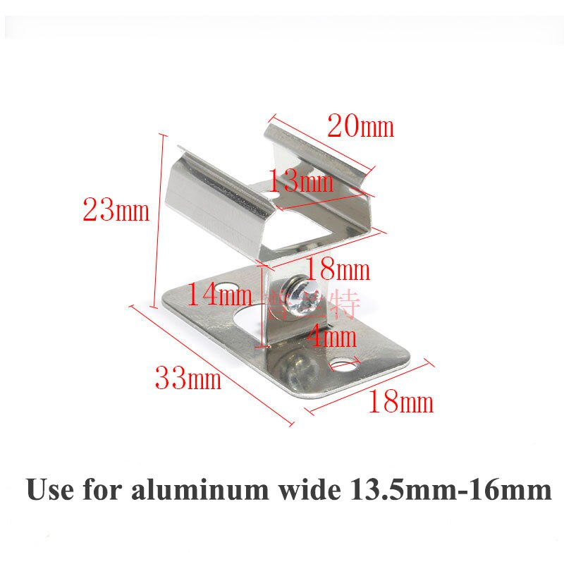 Rotate bracket for led strip Rotate Mounting Bracket Fixing Clip For LED Strip Light with Screws Mount Clip for Fix LED Strip