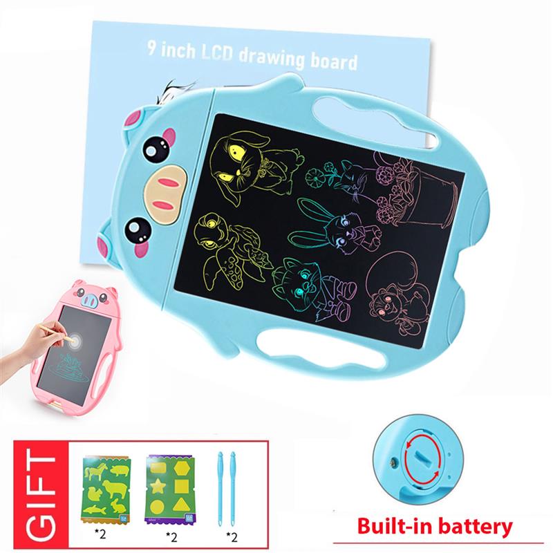 LCD Writing Tablet 9 Inch Electronic Writing Doodle Board Drawing Board Smart Paper Drawing Tablet Birthday Learning Toy