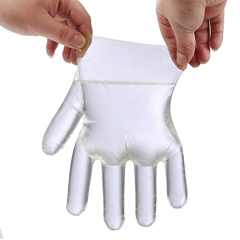 100pcs Disposable Gloves Restaurant BBQ Eco-friendly Food Gloves Fruit Vegetable Gloves Cooking Garden Glove Kitchen Accessories
