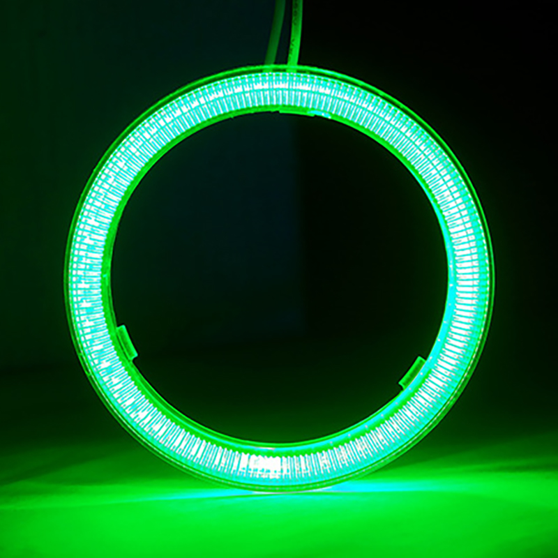 Super Ljusa Halo Ringar COB LED Angel Eyes - 60mm till 120mm - Bil och Motorcykel DRL Lampa