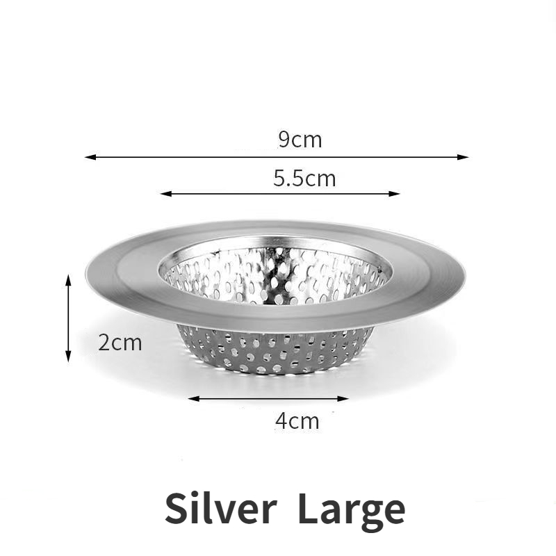 Stainless Steel Sink Filter Mesh Shower Floor Drain Hair Catcher Stopper Food Slag Drainer for Kitchen Bathroom Accessories: Rose