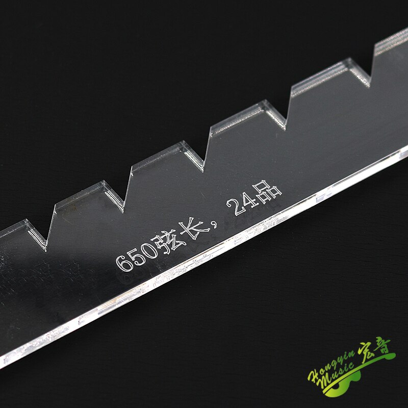 Guitar fingerboard wire groove cutting and positioning of acrylic template mold positioning ruler 21 Product 23 product manufact