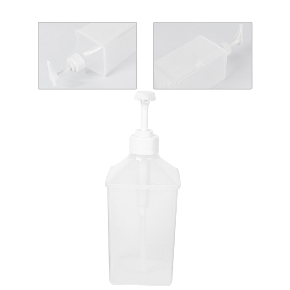 1100ml Syrup Dispenser Bottle Transparent Bottle Empty Liquid Container