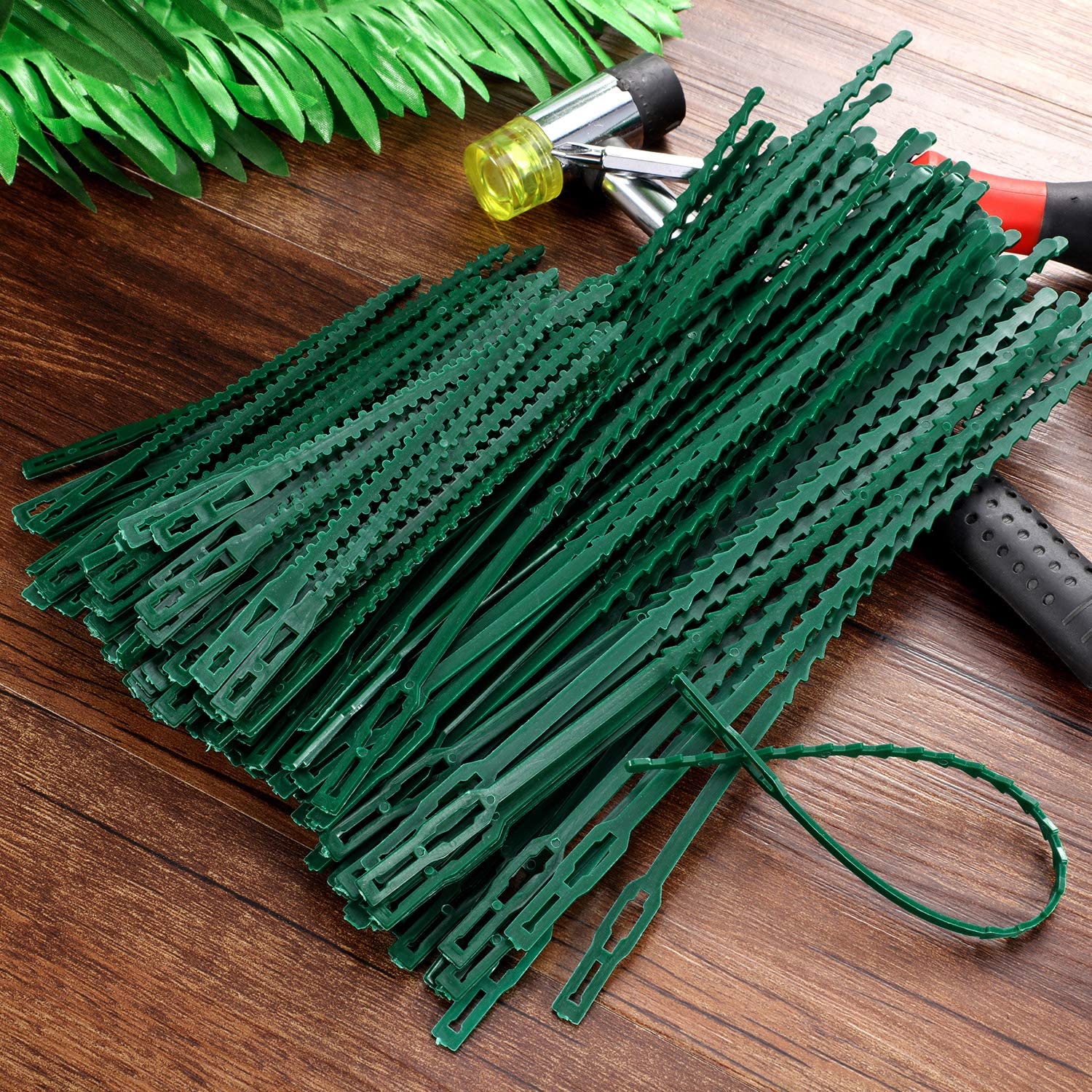 Liens torsadés flexibles et réglables pour plantes de jardin, 50 pièces, appui de plante robuste et multifonctionnel, 13.5cm/ 22.5 cm