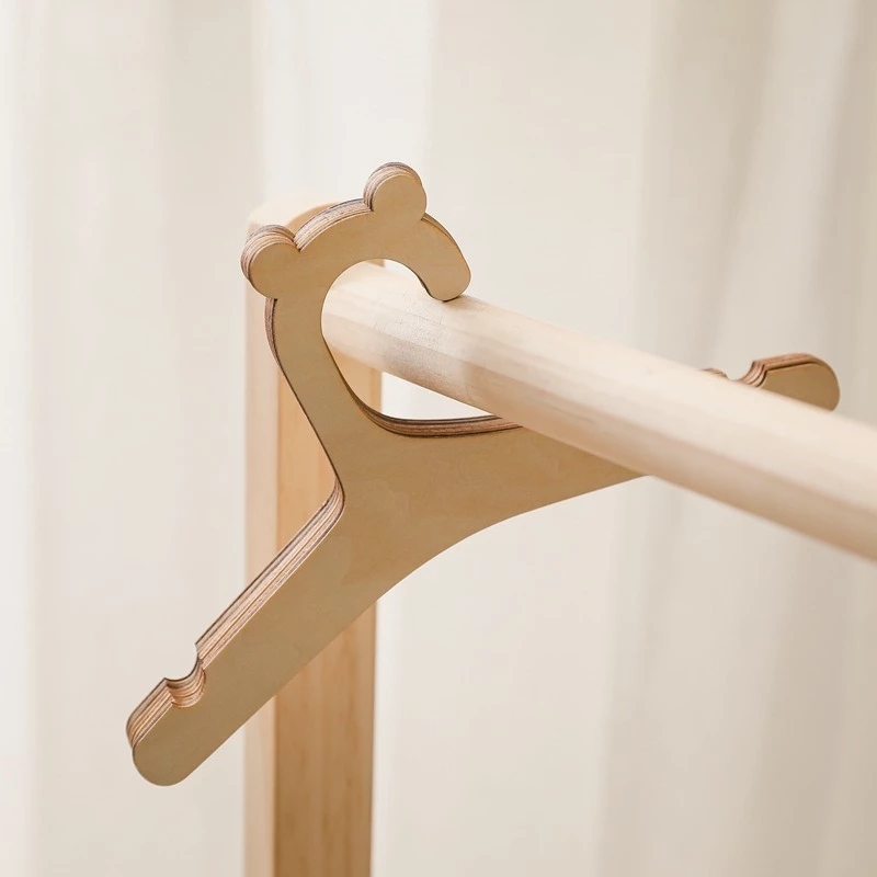 Mini cintre en bois pour vêtements de bébé, 5/10 pièces, , décor pour chambre de princesse, chambre de petite fille, pour enfants