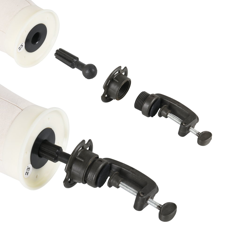 23 Inch Training Mannequin Head Canvas Block Head Display Styling Mannequin Manikin Head Wig Stand with T Needle Holder