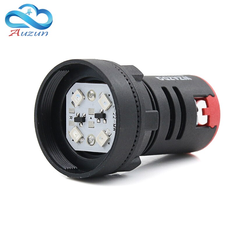 Power indicator light ed16-22d /S led signal lamp 22DS 24v 220v 380v red green yellow blue white.