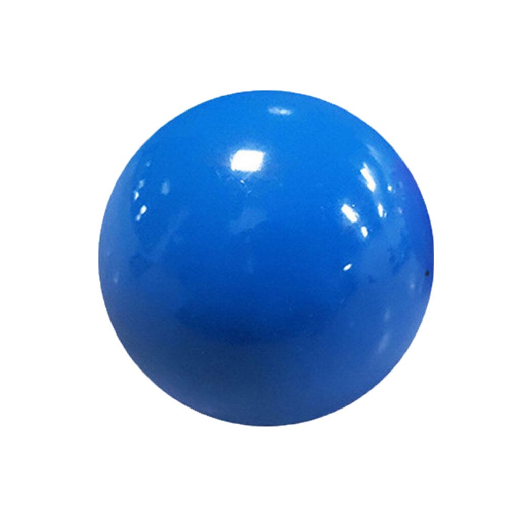 1pc klebrig Ball Weiche 10ml Sicher Spaß Fluoreszierende federnd Ziel Ball Dekompression Ball Klebrige Kugel Für Zauberstab Ziel platte Decke: blau 