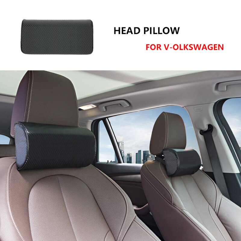 Cojín para asiento de coche, reposacabezas para Volkswagen VW polo gol golf 4 golf 5 golf 6 golf 7 golf 8 t4 t5, 2 uds.