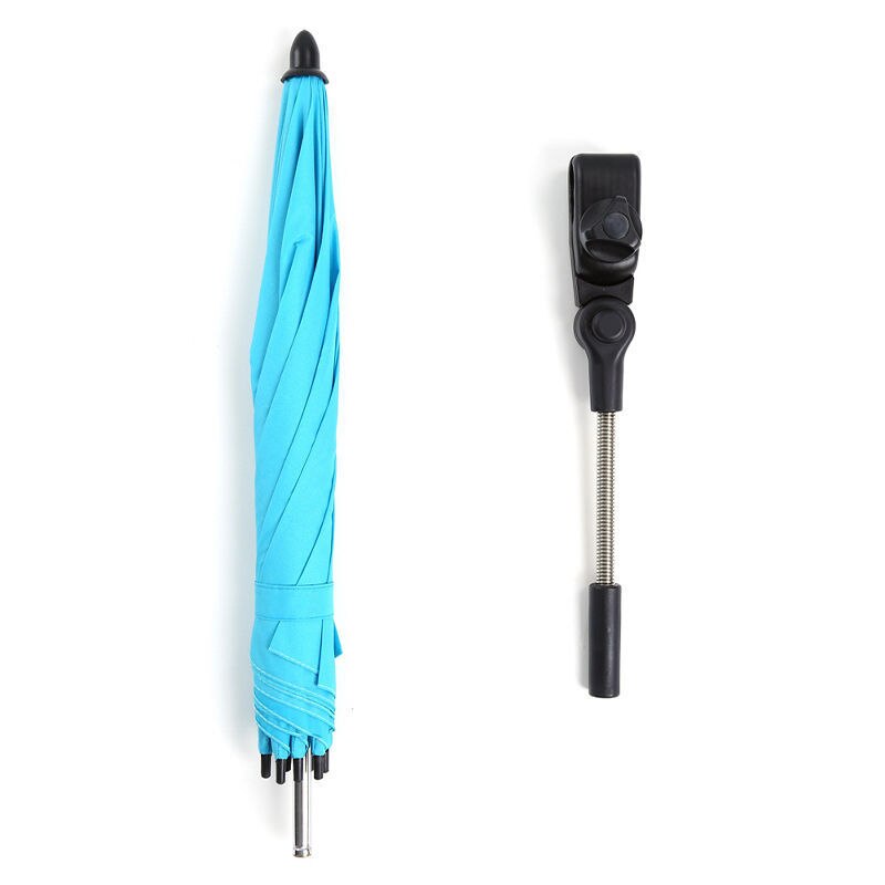 Baby Kids Kinderwagen Kinderwagen Parasol Paraplu Uv-bescherming Kinderwagen Rechte Paraplu Clip 180 Graden Rotatie Kinderwagen Accessoires