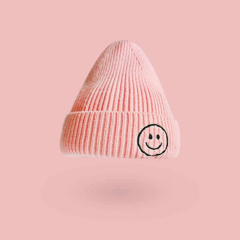 Gebreide kindermuts, babywarmer, babywintermuts voor meisjes, 12 kleuren , 1 to 6 oud, peutermuts, muts: Roze
