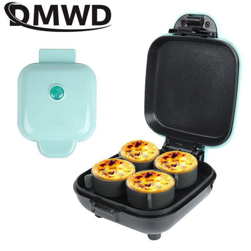 DMWD 110V/220V Elektrische Ei Torte Maschine Mini Grill Panini Braten Ofen Nicht-Stock Toaster Kuchen frühstück Licht Lebensmittel Maschine EU UNS