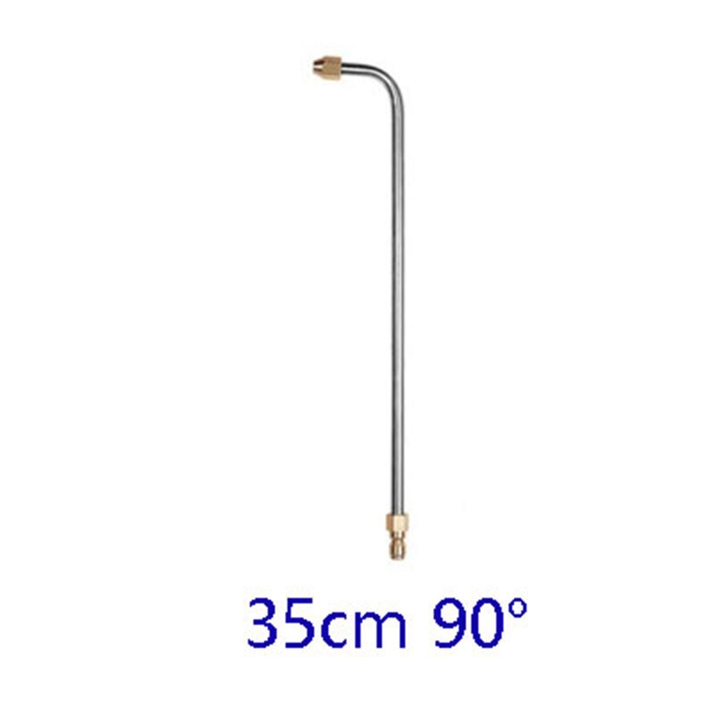 Lanza de chorro de Metal para arandela de coche, accesorio limpiador de extensión de varita G u n, lanza en ángulo para arandelas de alta presión G1/4, 6 tamaños: Azul