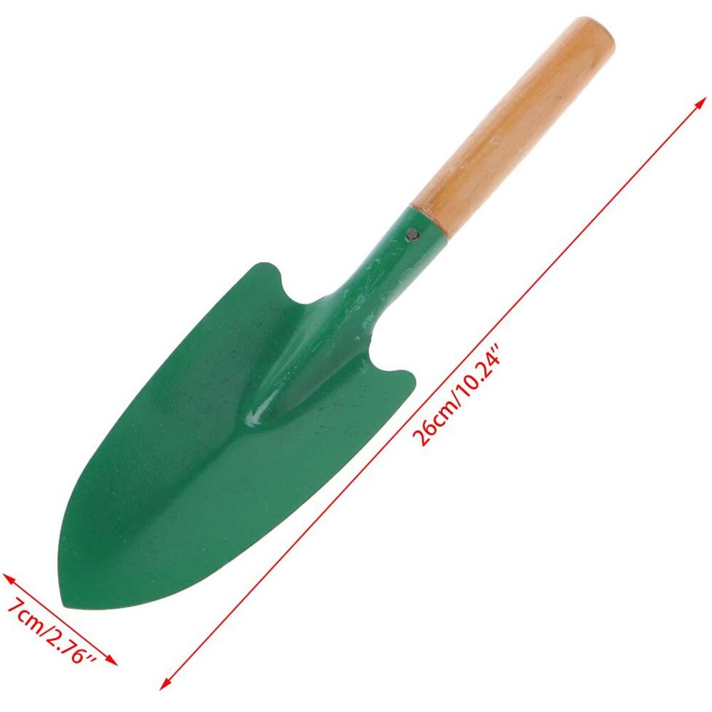 Drtool 1 Pc Multicolor Tuin Schop Planten Schop Tuin Houten Handvat Tuinieren Hand Tool Voor Wieden Losmaken Bodem Beluchten