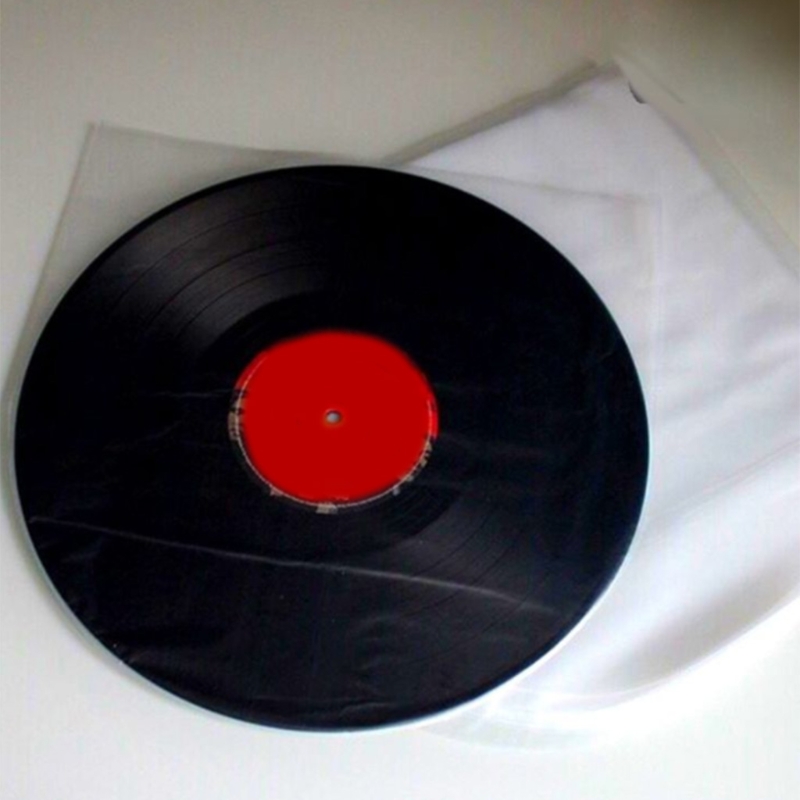 Vinyl Record Inner Sleeves 50x Made from High Premium PE Album Covers with Round Corners for Easy Insert Record