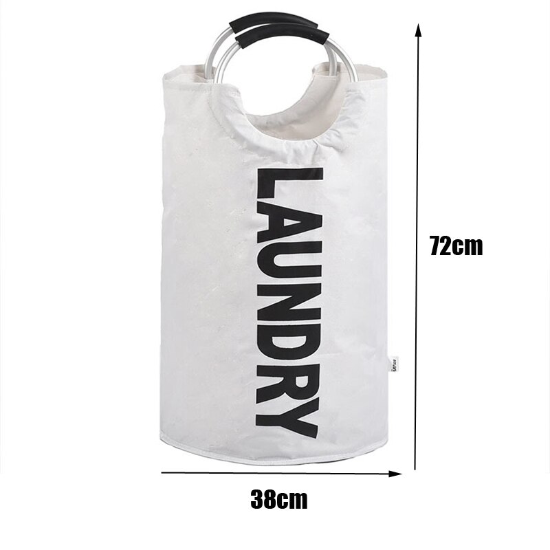 Oxford Doek Vouwen Opbergtas Baby Kleding Opbergtas Huishoudelijke Vuile Kleren Zak Opbergtas Speelgoed Opslag: white